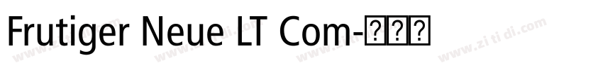Frutiger Neue LT Com字体转换
